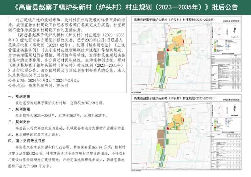 赵寨子镇炉头新村（炉头村）村庄规划2023-2035批后公告0.jpg